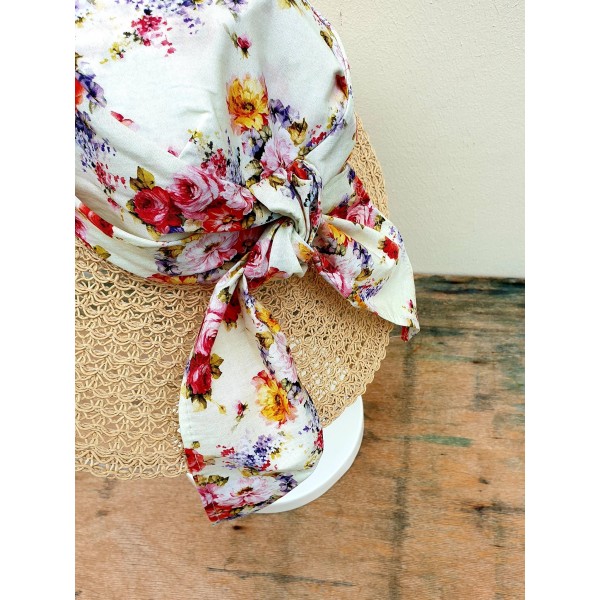 Grevi vasarinė šiaudinė skrybėlė